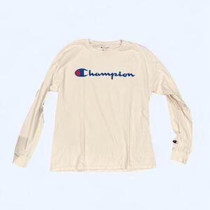 Champion Distressed Logo Long Sleeve – Men’s Large